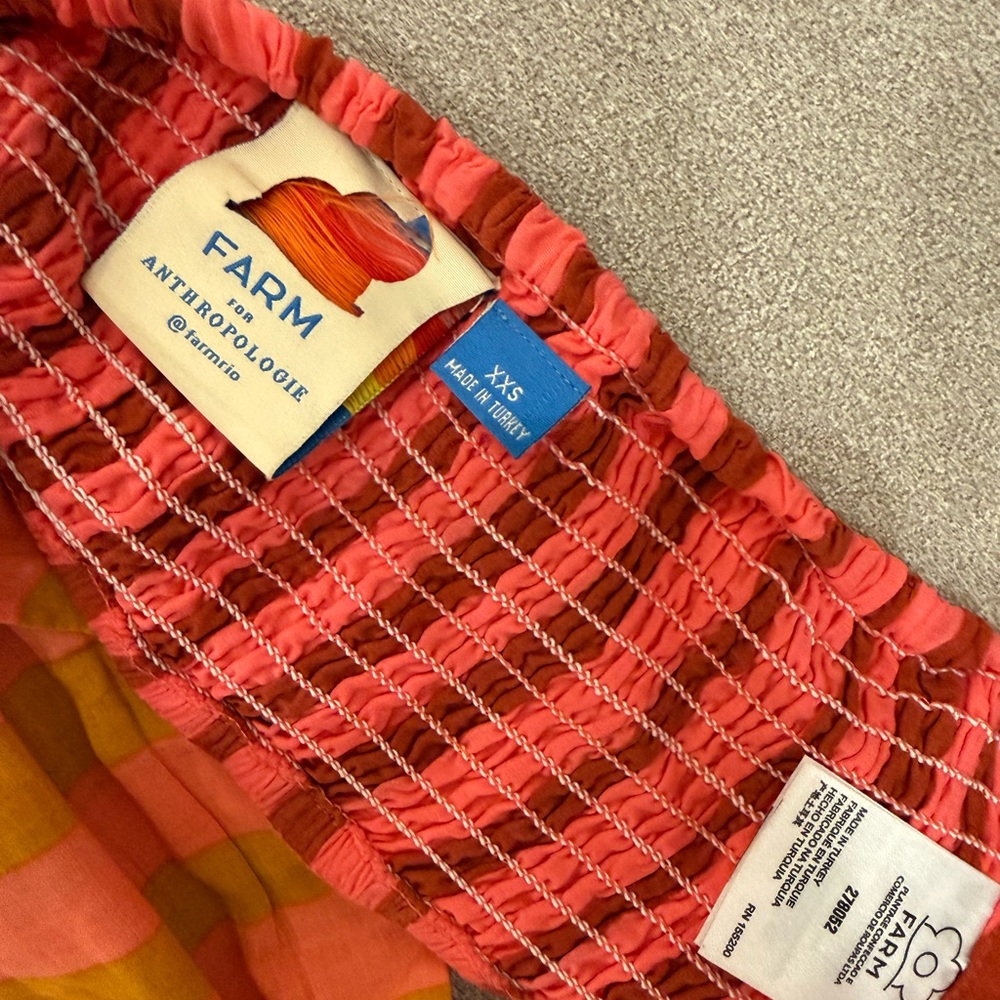 FARM Rio Multicolor Striped Halter Top - Picture 3 of 4